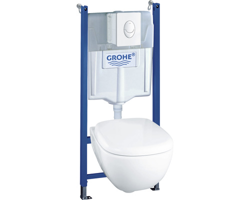 Předstěnový instalační prvek se závěsným WC a splachovací nádrží Grohe