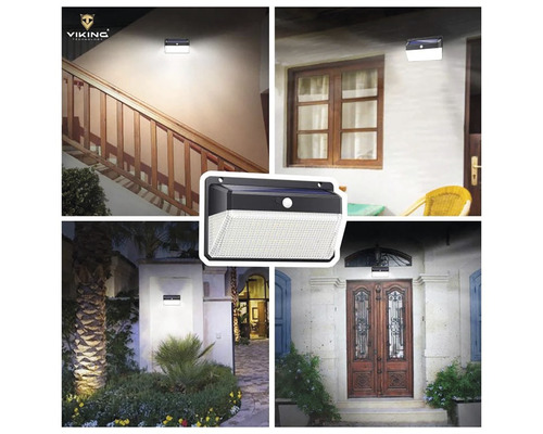 Příklady použití solárního nástěnného svítidla s detektorem pohybu