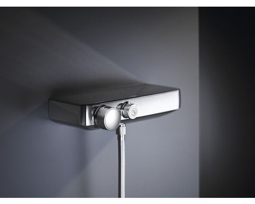 Nástěnná sprchová baterie s hadicí pro montáž na stěnu