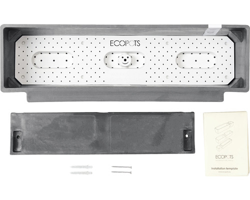 ECOPOTS truhlík s montážním materiálem a návodem