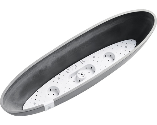 Květináč Ecopots podlouhlého tvaru se zavlažovací vložkou