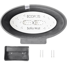ECOPOTS Sofia nástěnný květináč s nástěnným držákem a montážním materiálem