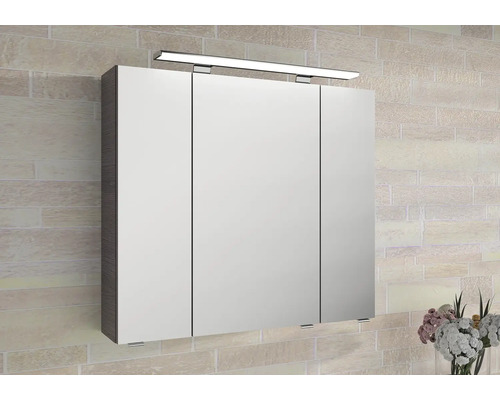 Zrcadlová skříňka s osvětlením pro design koupelny