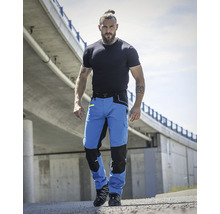 Kalhoty 4XSTRETCH® modré velikost 48-thumb-6