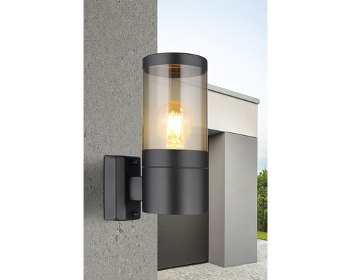 Nástěnné svítidlo s válcovitým stínidlem pro venkovní osvětlení