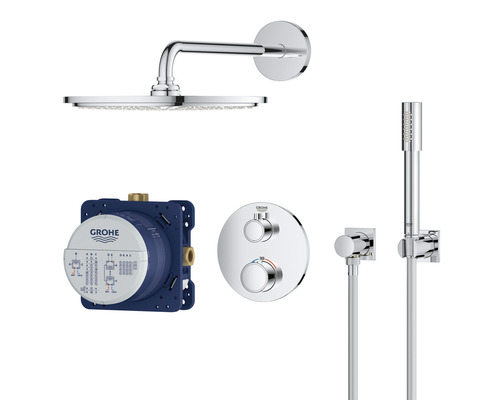 Sprchový systém Grohe Rainshower SmartActive 310 Cube s podomítkovým termostatem