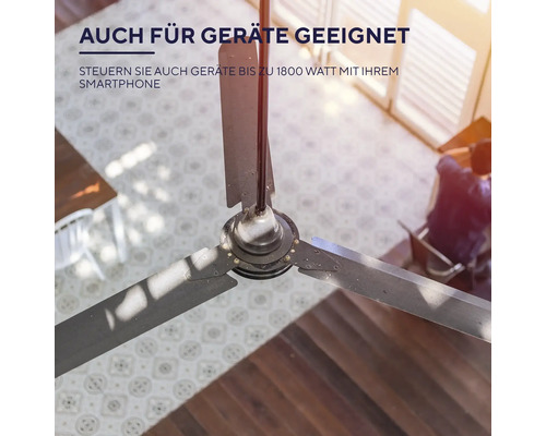 Stropní ventilátor se třemi lopatkami v interiéru