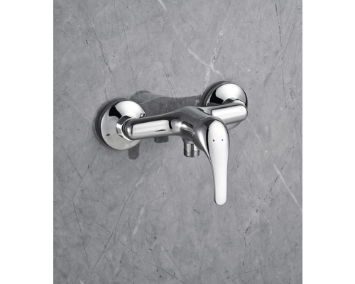 Nástěnná sprchová baterie s jednopákovou směšovací baterií