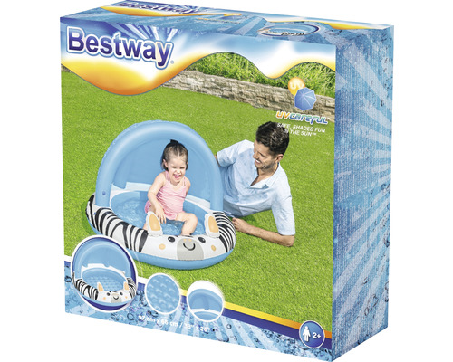 Dětský bazének Bestway Zebra se sluneční clonou