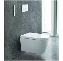Závěsné WC DURAVIT SensoWash Starck F otevřený splachovací kruh bílá vč. WC prkénka D 650000012004320-thumb-6