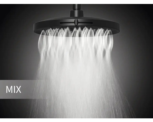 Dešťová sprchová hlavice s proudem vody