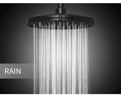 Dešťová sprchová hlavice s vodními paprsky