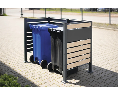 Box na popelnice pro dvě popelnice