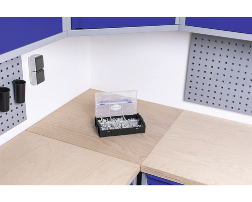 Dílenské vybavení s ponkem a sortimentním boxem