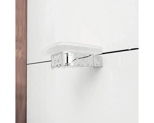 Nástěnná miska na mýdlo s odkapávací miskou