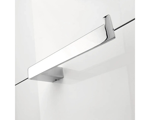 Upevnění sprchového koutu v chromové barvě