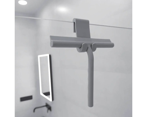 Stěrka do sprchy s držákem k zavěšení na sprchovou stěnu