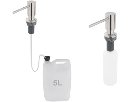 Dávkovač saponátu s kanystrem a dávkovač saponátu s lahví