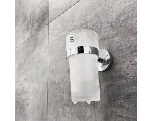 Nástěnný držák na kelímek na zubní kartáčky s logem Nimco