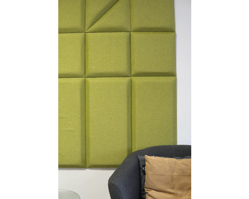 Zvukově izolační stěnové panely z plsti v obývacím pokoji