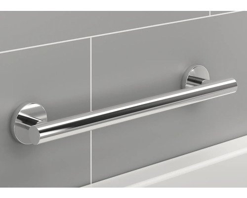 Kovové madlo pro podporu v koupelně