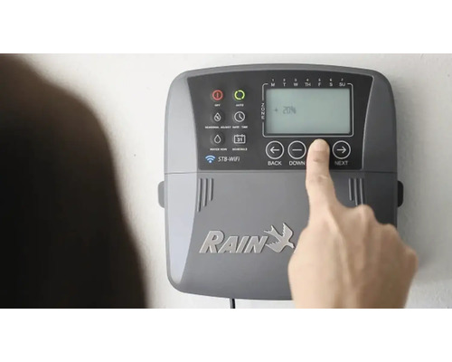 Logo Rain Vogel ST8-WIFI ovladač zavlažování s displejem a ovládacími prvky