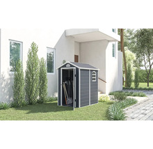 Plastový zahradní domek Rojaplast Ave B 120 x 180 cm šedý