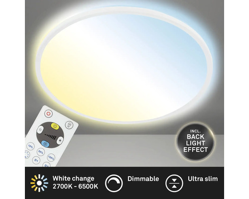 LED panel Briloner SLIM 22 W 3000 lm 2700-6500 K bílý s dálkovým ovládáním