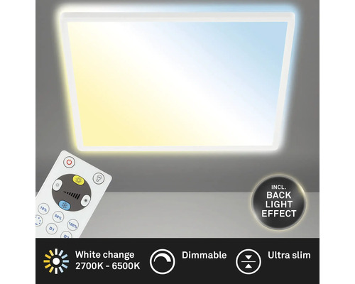LED panel Briloner SLIM 22 W 3000 lm 3000-6000 K 42 x 42 cm bílý s dálkovým ovládáním LED panel Briloner SLIM 22 W 3000 lm 3000-6000 K 42 x 42 cm bílý s dálkovým ovládáním