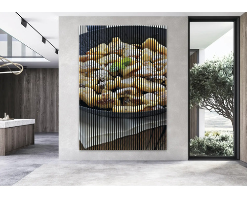 Dekorativní nástěnná malba s motivem koblih