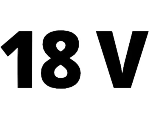 Označení 18 voltů