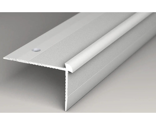 Schodový profil z kovu s protiskluzovým proužkem