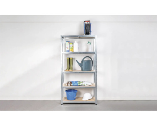 Regál se zahradním nářadím a příslušenstvím