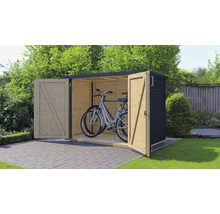 Přístřešek na popelnice Bertilo Woodline Bike 202 x 106 cm antracit