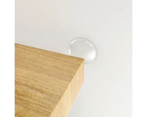 Dřevěná deska s průhlednou zarážkou