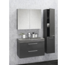 Vysoká skříňka Somero antracit výška 150 cm šířka 30 cm s možností montáže vlevo/vpravo-thumb-1 Vysoká skříňka Somero antracit výška 150 cm šířka 30 cm s možností montáže vlevo/vpravo-thumb-1