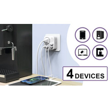 Síťový adaptér VIKING AC22 do zásuvky (výstup Schuko )