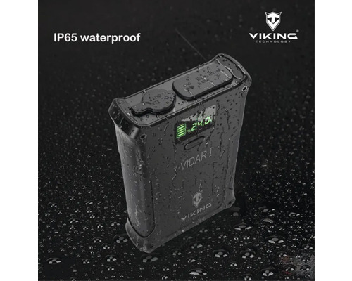 Vodotěsné zařízení s ochranou IP65 a logem Viking Technology