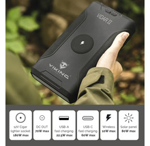 Powerbanka Viking Technology Vidar II s různými porty a možnostmi nabíjení