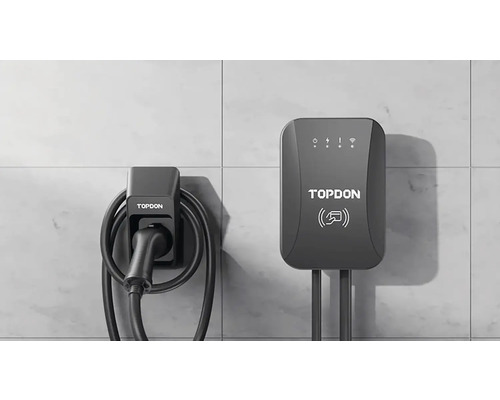 Nabíjecí stanice Topdon pro elektromobily pro montáž na stěnu