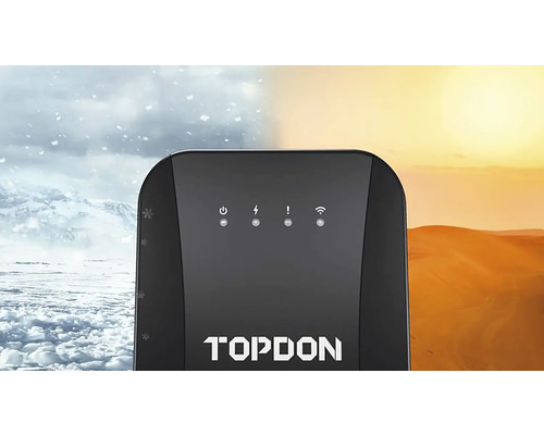 Produkt Topdon na pozadí zimy a léta