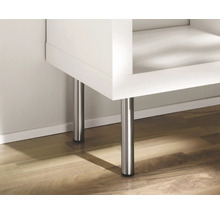 Tarrox noha stolu kulatá Ø 30 x 100 mm, dekor nerezové oceli-thumb-1
