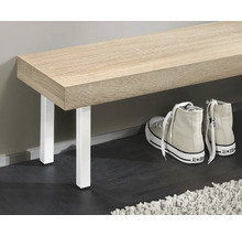 Noha stolu Tarrox čtyřhranná 200x25x25 mm, bílá-thumb-1