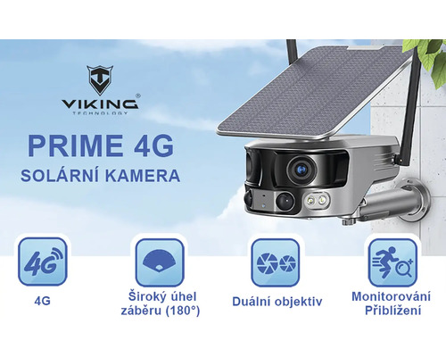 Solární kamera Viking Technology Prime 4G