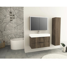 Koupelnová skříňka vysoká Jungborn QUATTRO/SEDICI ořech 35 x 160 x 35 cm 55710