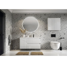 Skříňka pod umyvadlo Jungborn DECEM bílá 1000 x 635 x 458 mm 169090