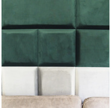 Čalouněný nástěnný Soft panel Riwiera 38 suchý zip 30x30 cm zelený-thumb-2