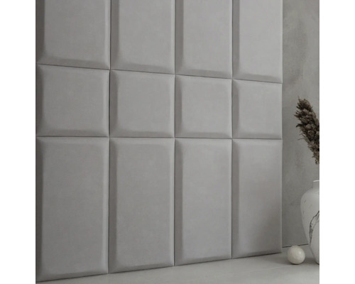 Čalouněné stěnové panely s obdélníkovým designem pro dekoraci stěn