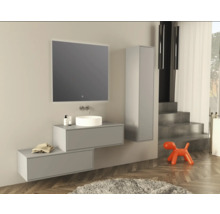 Koupelnová skříňka vysoká Jungborn NOVE šedá 35 x 160 x 35 cm 55783