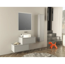Koupelnová skříňka vysoká Jungborn NOVE šedá 35 x 160 x 20 cm 55787